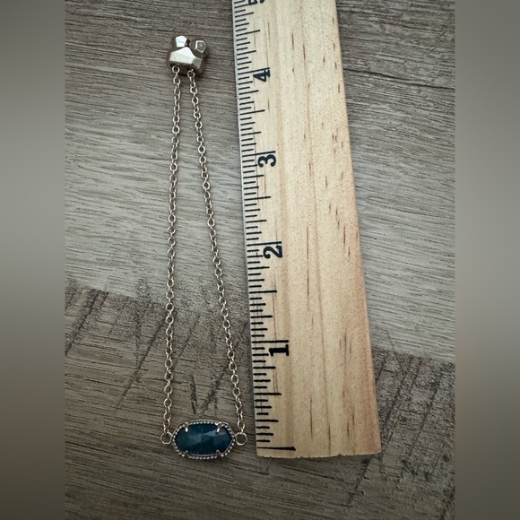 Kendra Scott Gold-Tone Bracelet with Deep Blue Stone - Picture 4 of 7